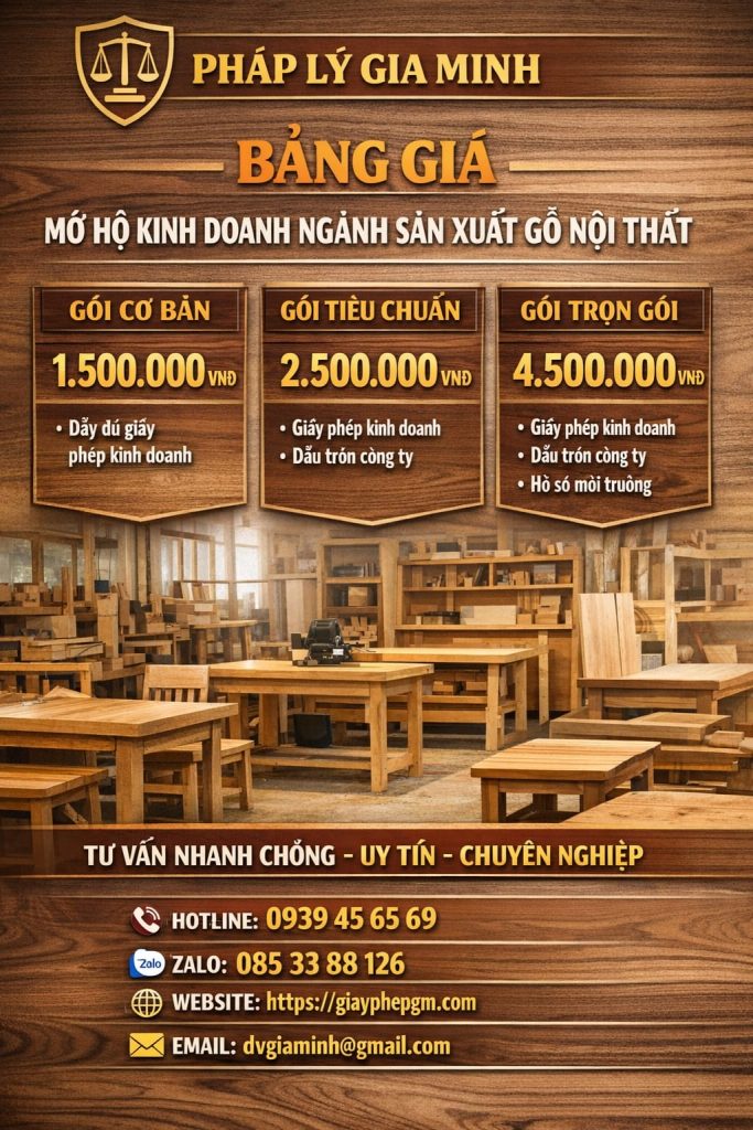 báo giá dịch vụ kế toán nội thất