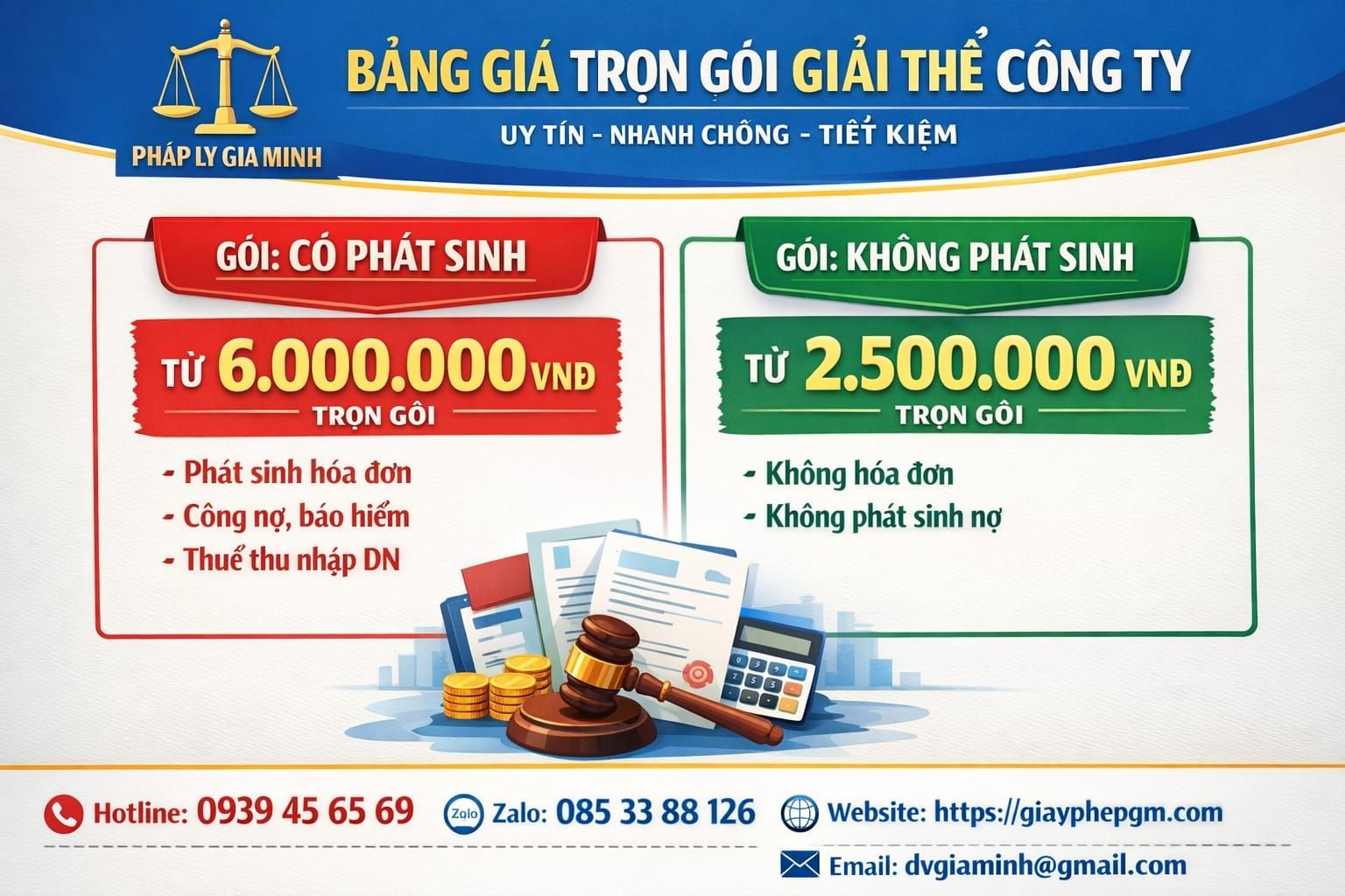 chi phí giải thể công ty tại lâm đồng