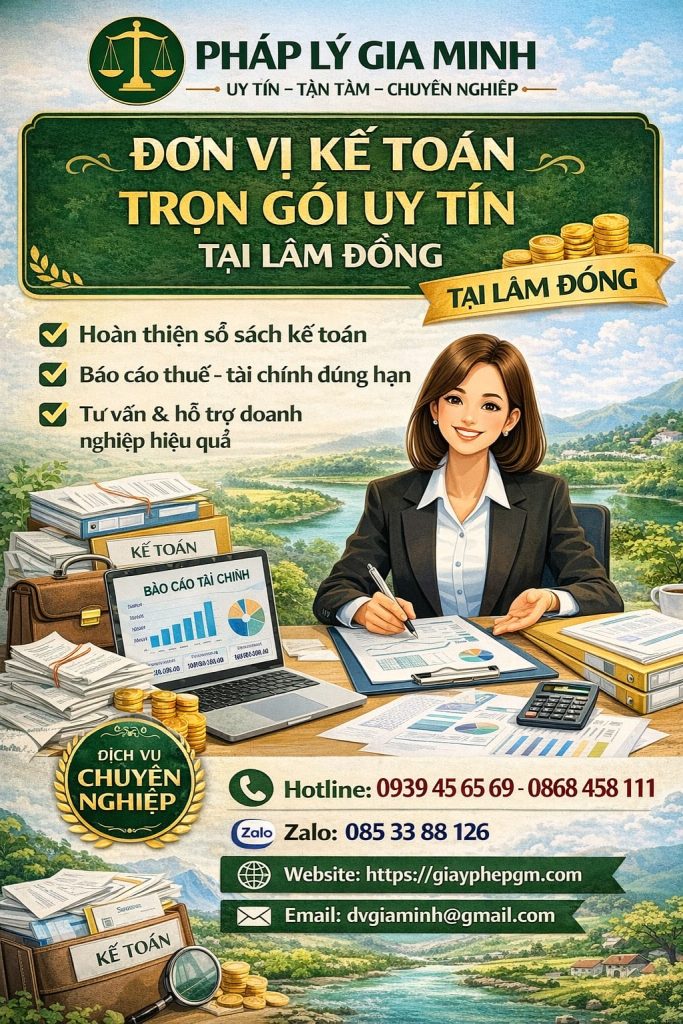 Dịch vụ kế toán tại Lâm Đồng bao nhiêu tiền