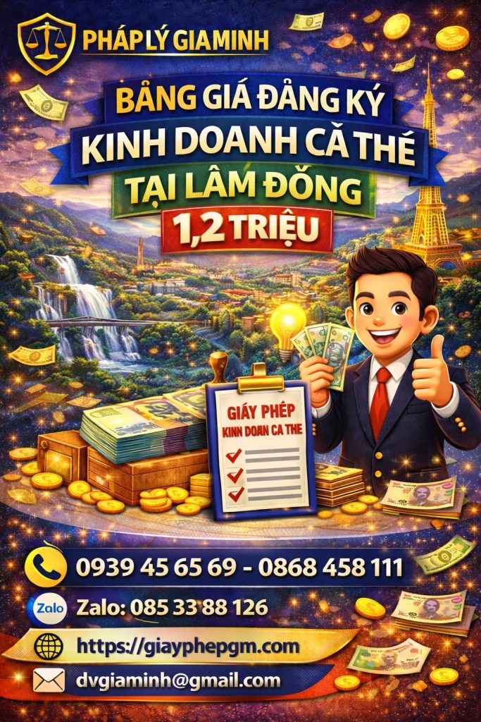 mở hộ kinh doanh tại đà lạt cần chuẩn bị giấy tờ gì