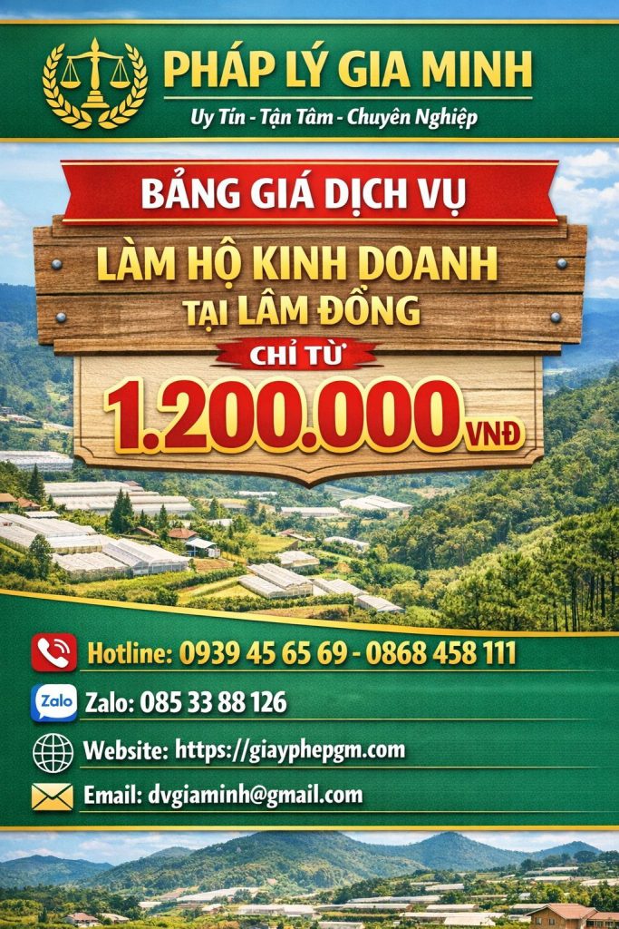 mở hộ kinh doanh tại lâm hà có phải nộp thuế không