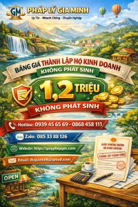thủ tục cấp giấy phép hộ kinh doanh tại đức trọng