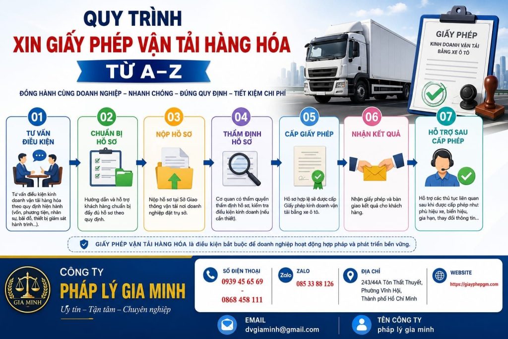 Điều kiện pháp lý để được cấp giấy phép vận tải bằng ô tô mới nhất 1 Điều kiện pháp lý để được cấp giấy phép vận tải bằng ô tô