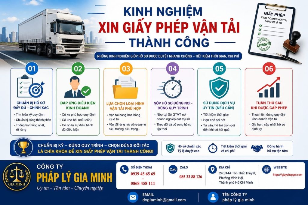 Xin giấy phép vận tải hàng hóa cho hộ kinh doanh 1 Xin giấy phép vận tải hàng hóa cho hộ kinh doanh