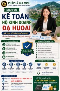 Dịch Vụ Kế Toán Hộ Kinh Doanh Đạ Huoai