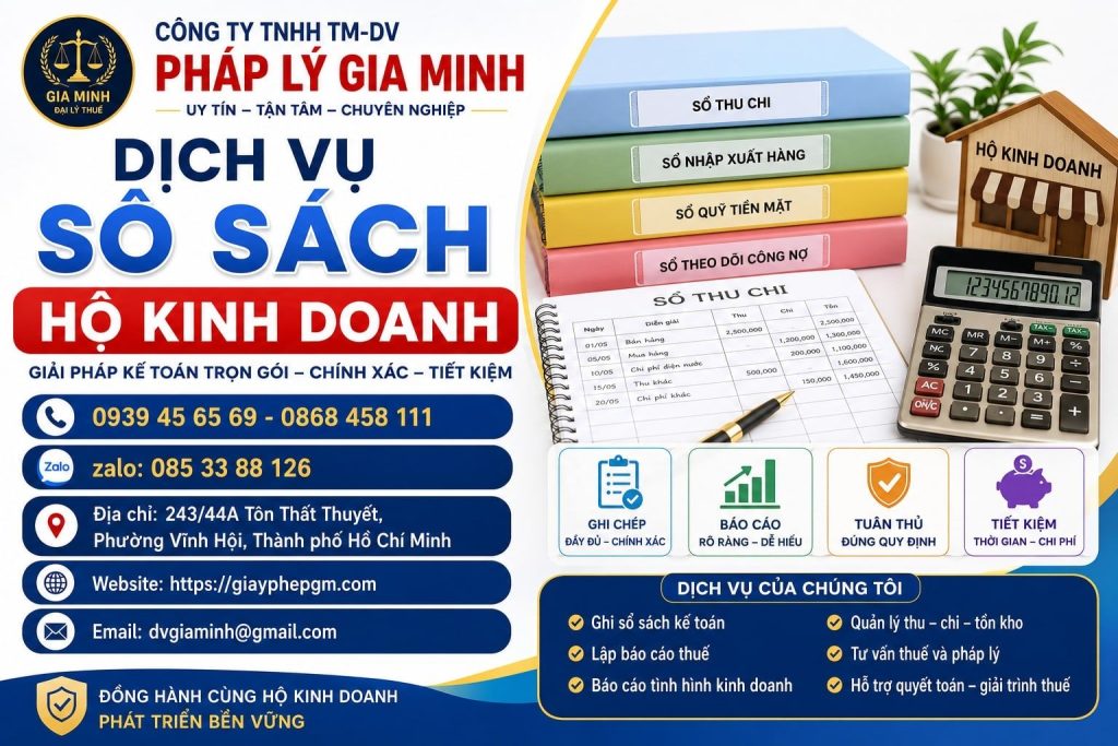 Dịch Vụ Sổ Sách Hộ Kinh Doanh