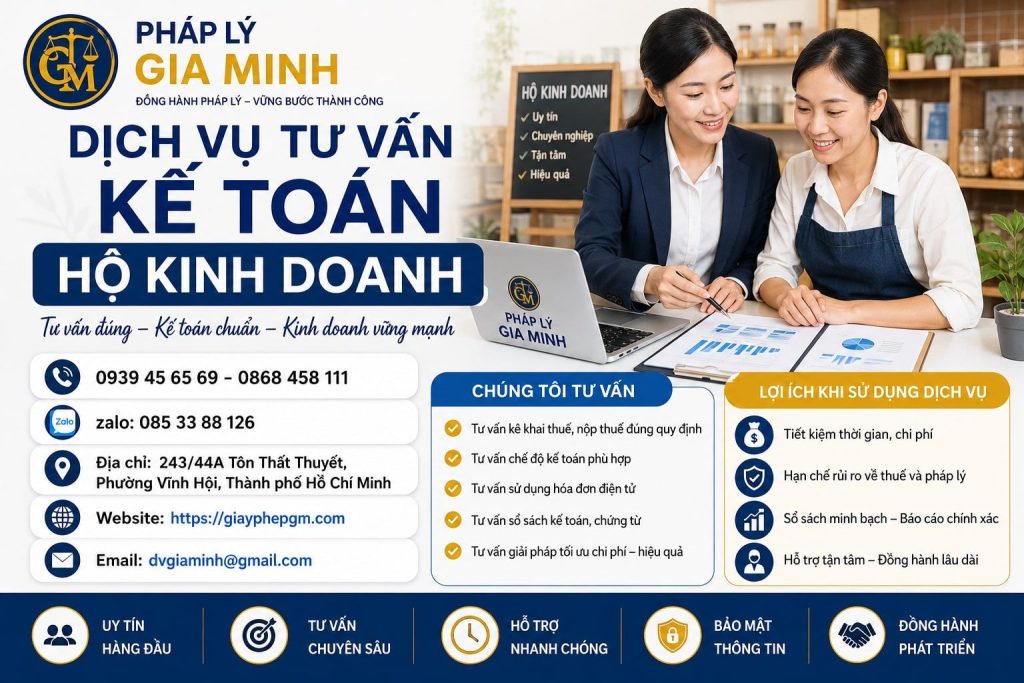 Dịch Vụ Tư Vấn Kế Toán Hộ Kinh Doanh