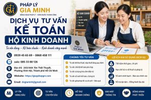 Dịch Vụ Tư Vấn Kế Toán Hộ Kinh Doanh