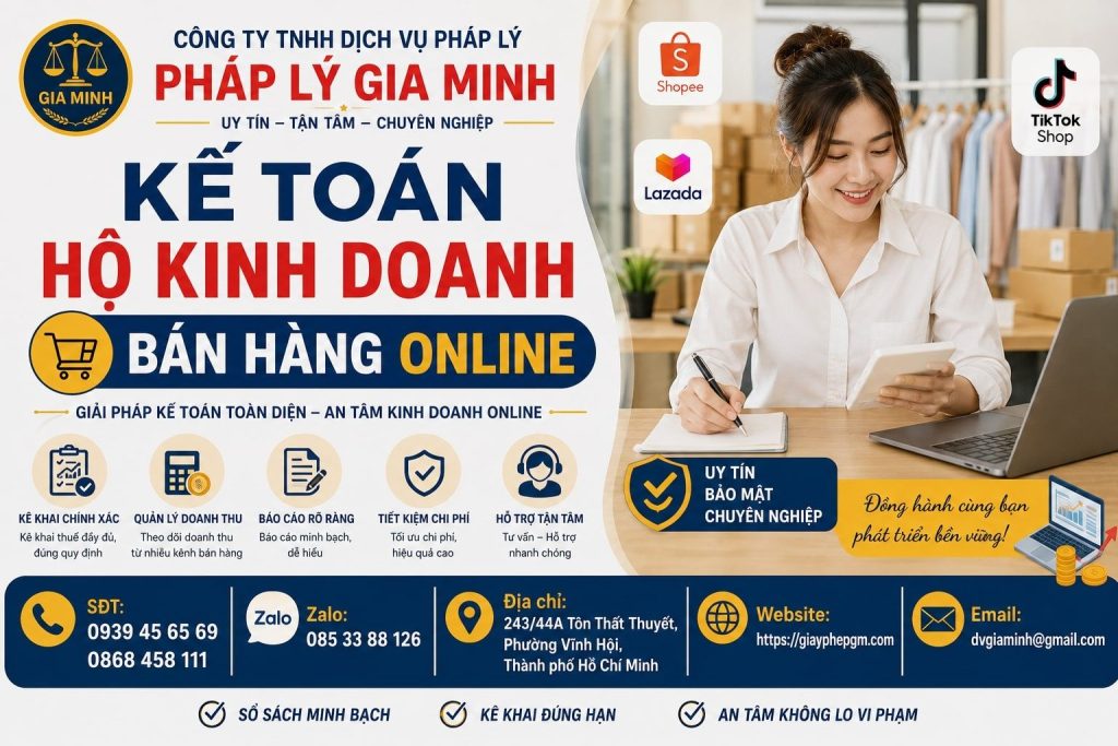 Kế Toán Hộ Kinh Doanh Bán Hàng Online