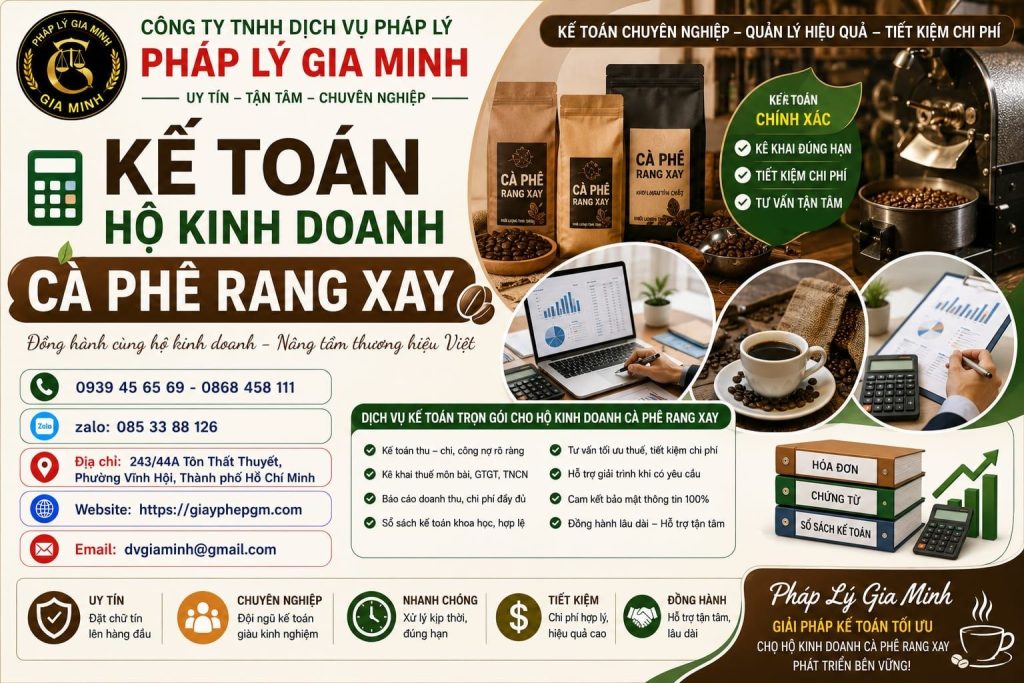 Kế Toán Hộ Kinh Doanh Cà Phê Rang Xay