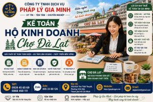 Kế Toán Hộ Kinh Doanh Chợ Đà Lạt