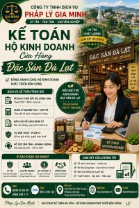 Kế Toán Hộ Kinh Doanh Cửa Hàng Đặc Sản Đà Lạt