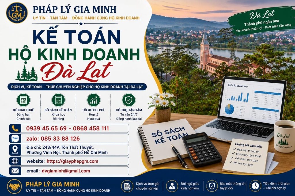 Kế Toán Hộ Kinh Doanh Đà Lạt