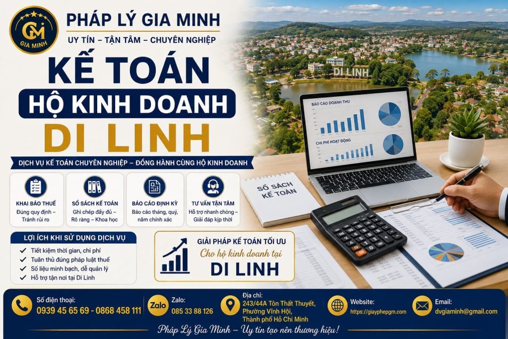 Kế Toán Hộ Kinh Doanh Di Linh