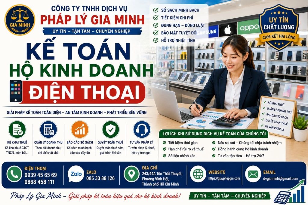 Kế Toán Hộ Kinh Doanh Điện Thoại