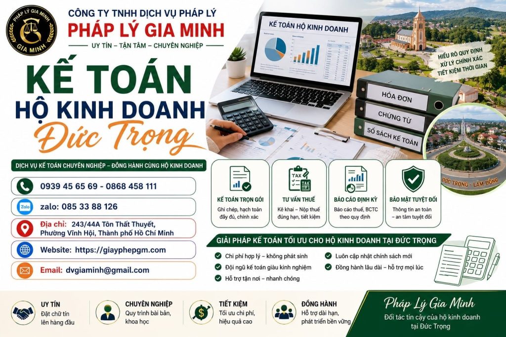 Kế Toán Hộ Kinh Doanh Đức Trọng