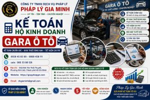 Kế Toán Hộ Kinh Doanh Gara Ô Tô