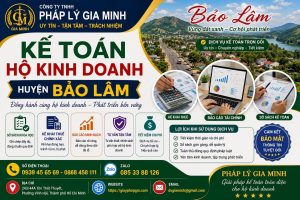 Kế Toán Hộ Kinh Doanh Huyện Bảo Lâm
