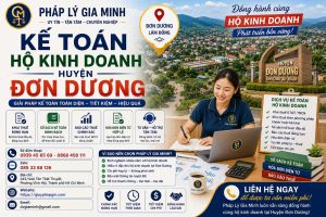 Kế Toán Hộ Kinh Doanh Huyện Đơn Dương