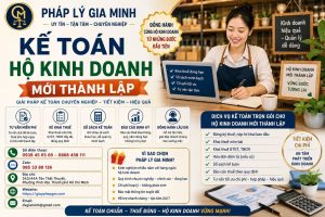 Kế Toán Hộ Kinh Doanh Mới Thành Lập