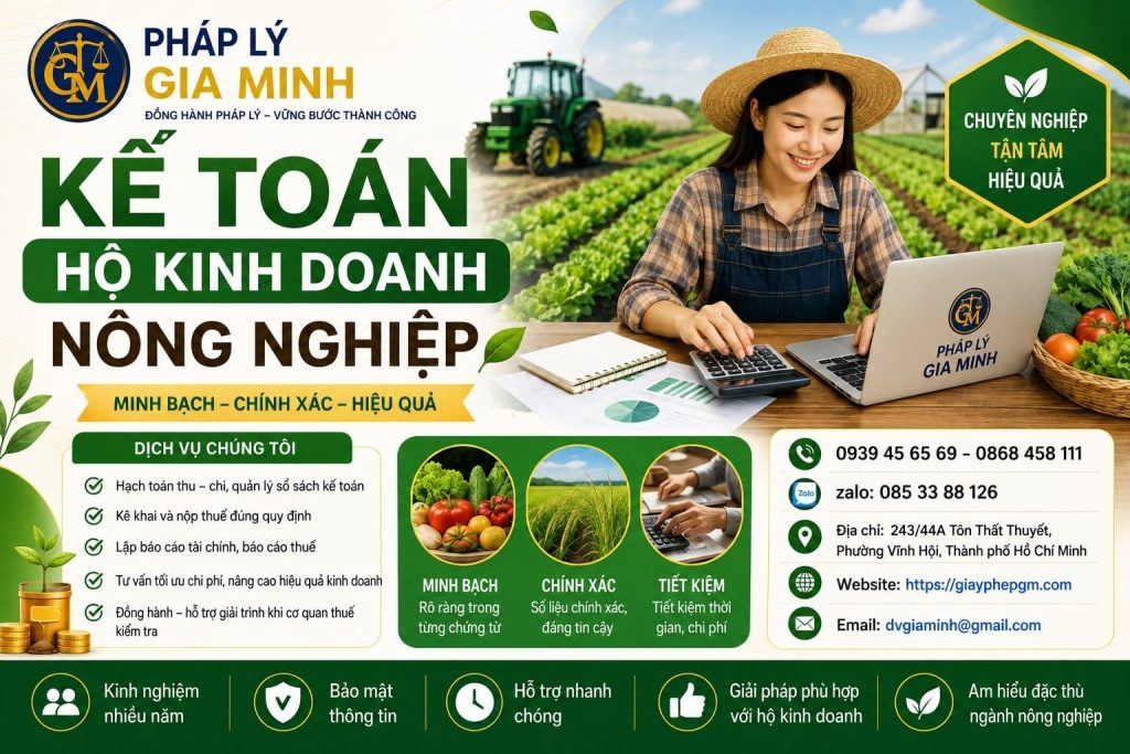 Kế Toán Hộ Kinh Doanh Nông Nghiệp
