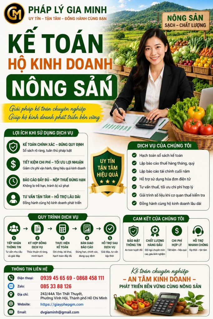 Kế Toán Hộ Kinh Doanh Nông Sản