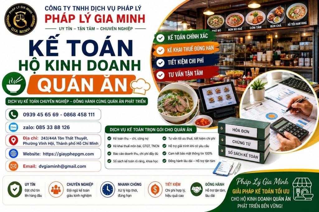 Kế Toán Hộ Kinh Doanh Quán Ăn