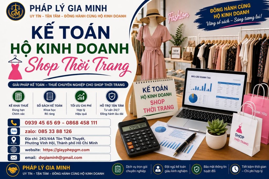 Kế Toán Hộ Kinh Doanh Shop Thời Trang
