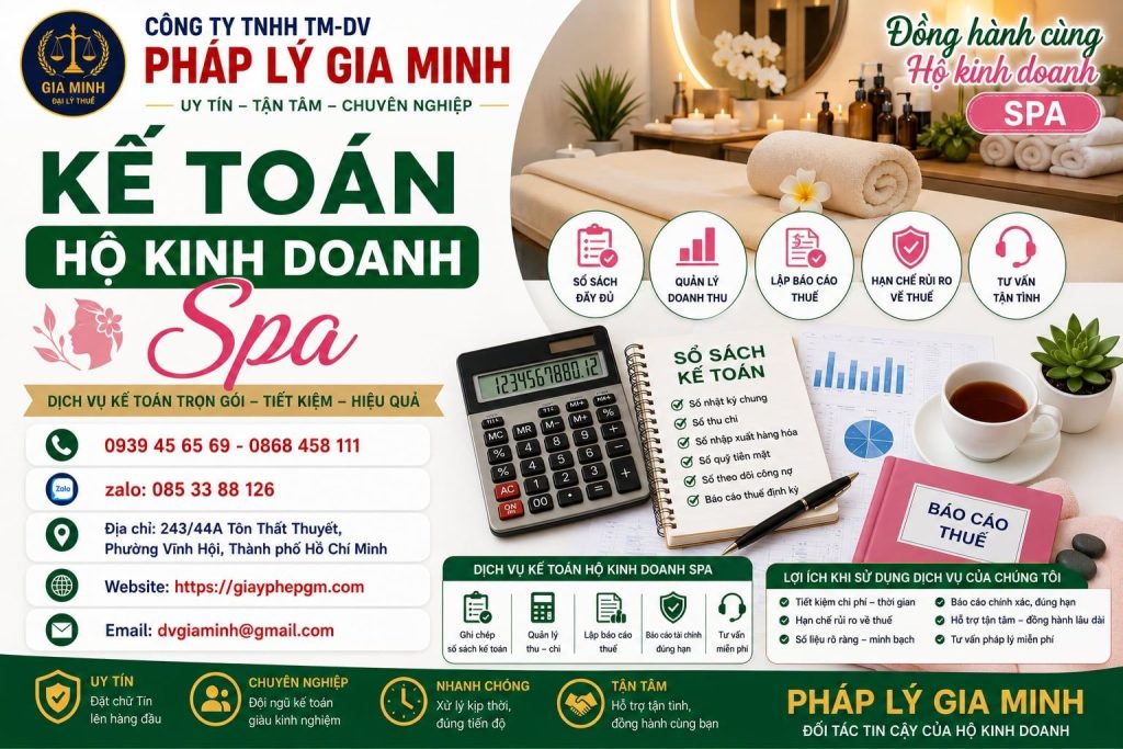 Kế Toán Hộ Kinh Doanh Spa