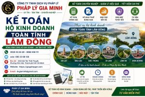 Kế Toán Hộ Kinh Doanh Toàn Tỉnh Lâm Đồng