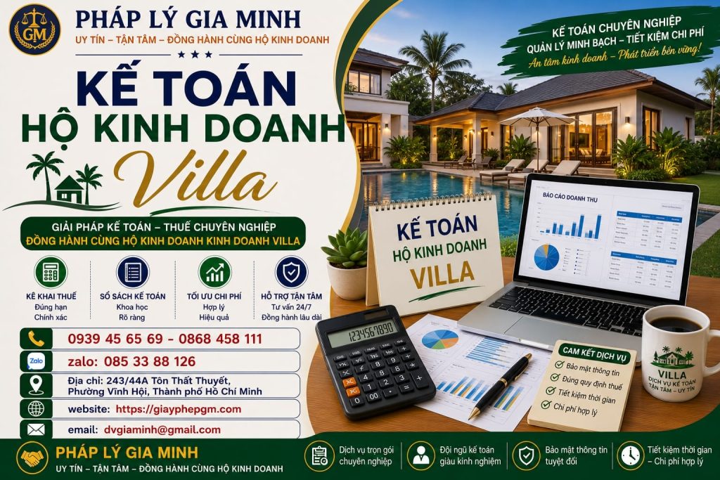 Kế Toán Hộ Kinh Doanh Villa