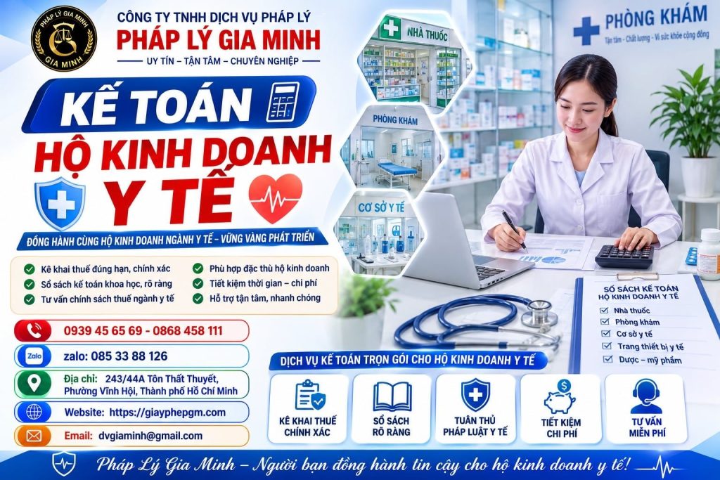 Kế Toán Hộ Kinh Doanh Y Tế