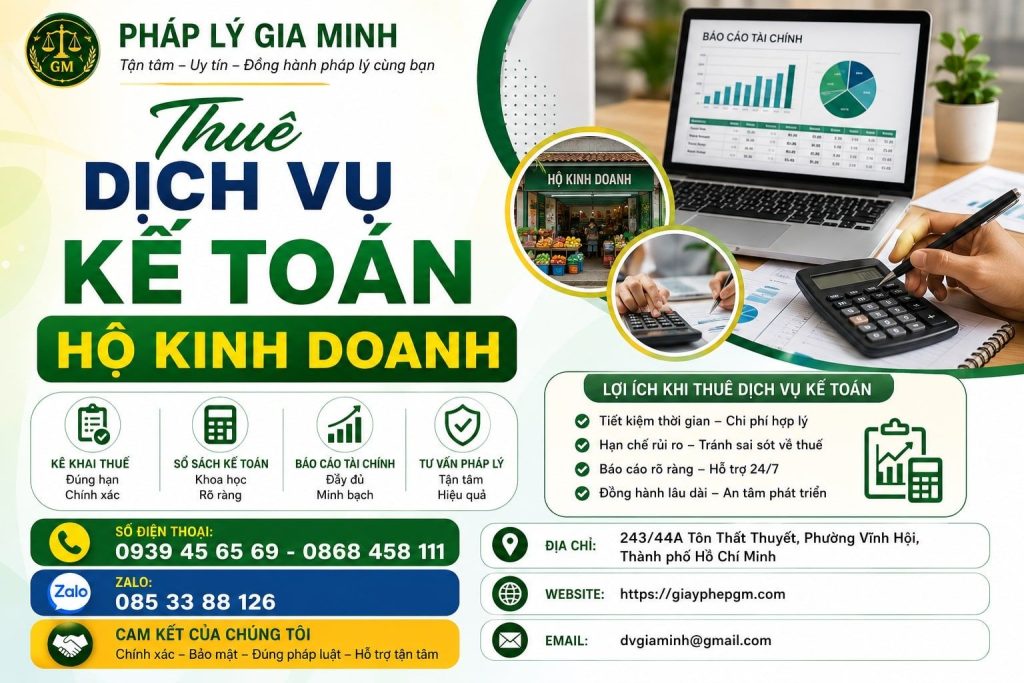 Thuê Dịch Vụ Kế Toán Hộ Kinh Doanh