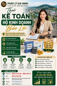 Thuê Kế Toán Hộ Kinh Doanh Bảo Lộc