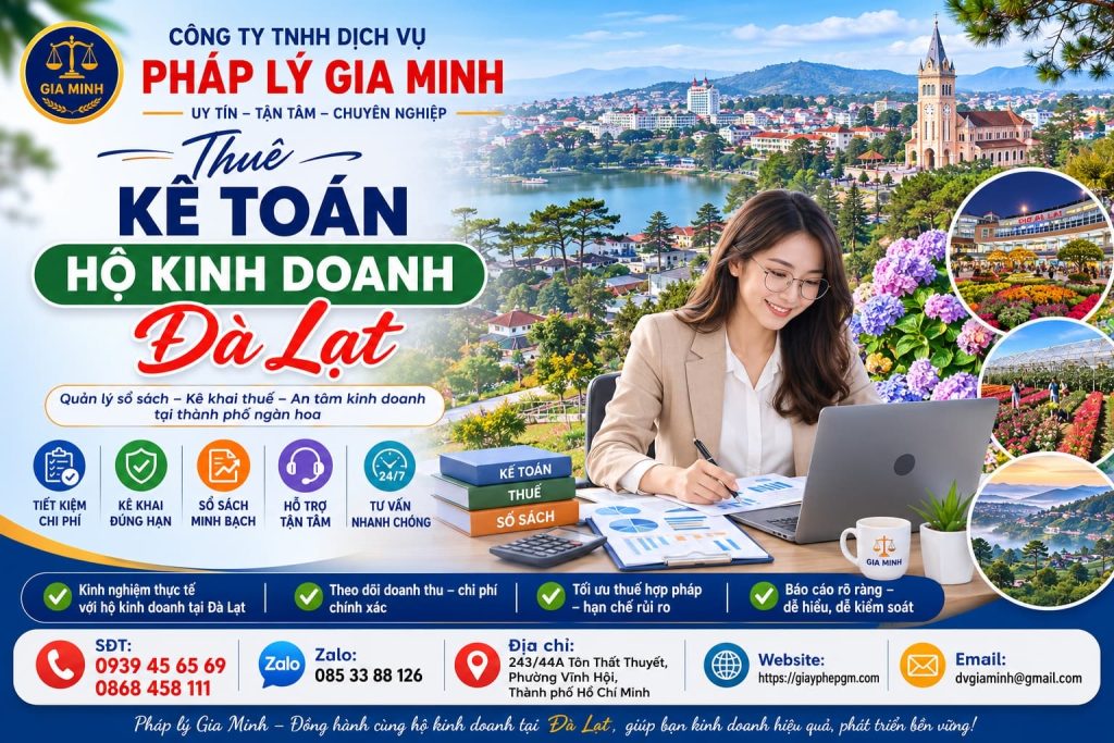 Thuê Kế Toán Hộ Kinh Doanh Đà Lạt