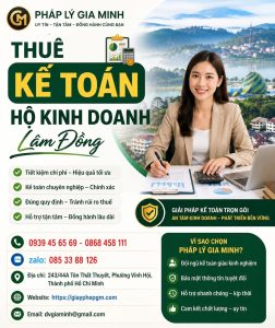 Thuê Kế Toán Hộ Kinh Doanh Lâm Đồng