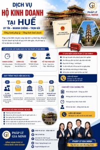 Dịch vụ hộ kinh doanh tại Huế uy tín