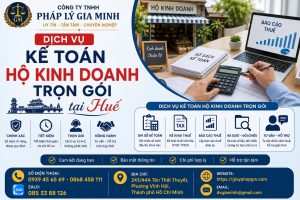 Dịch vụ kế toán hộ kinh doanh trọn gói tại Huế