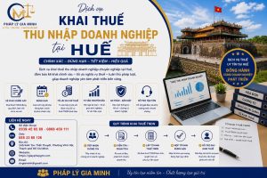 Dịch vụ khai thuế thu nhập doanh nghiệp tại Huế