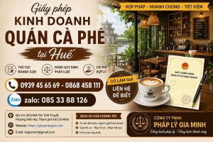 Giấy phép kinh doanh quán cà phê tại Huế