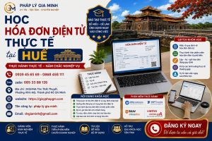 Học hóa đơn điện tử thực tế tại Huế