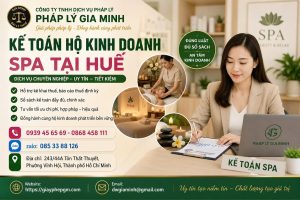Kế toán hộ kinh doanh spa tại Huế