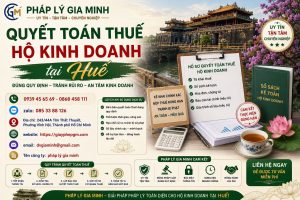 Quyết toán thuế hộ kinh doanh tại Huế