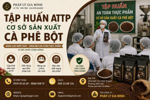 Tập huấn ATTP cơ sở sản xuất cà phê bột