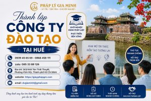 Thành lập công ty đào tạo tại Huế