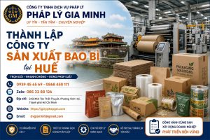 Thành lập công ty sản xuất bao bì tại Huế