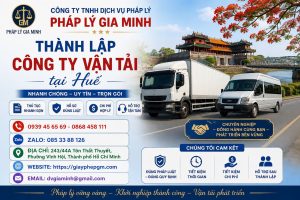 Thành lập công ty vận tải tại Huế