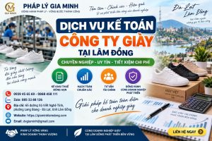 Dịch vụ kế toán công ty giày tại Lâm Đồng