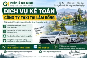Dịch vụ kế toán công ty taxi tại Lâm Đồng