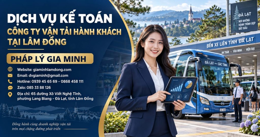 Dịch vụ kế toán công ty vận tải hành khách tại Lâm Đồng 1 Dịch vụ kế toán công ty vận tải hành khách tại Lâm Đồng